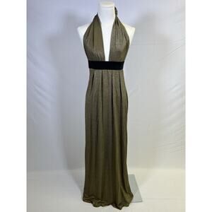 Vintage Y2K Halter Maxi dress Size Small